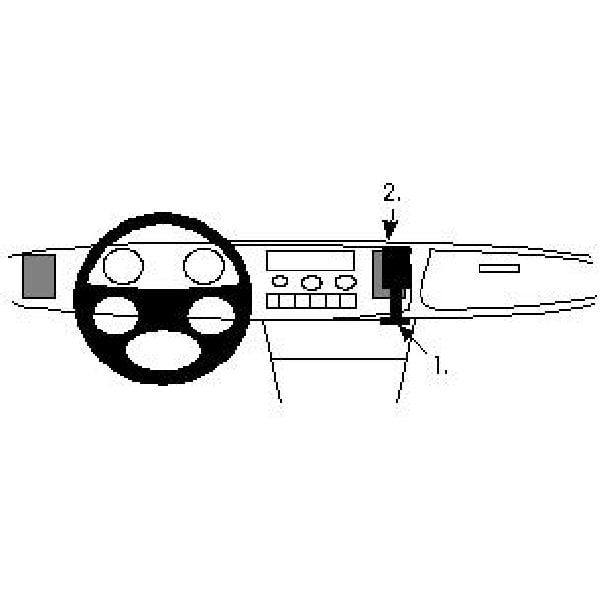 Brodit 851850 ProClip - Monteringsbygel - Saab 900