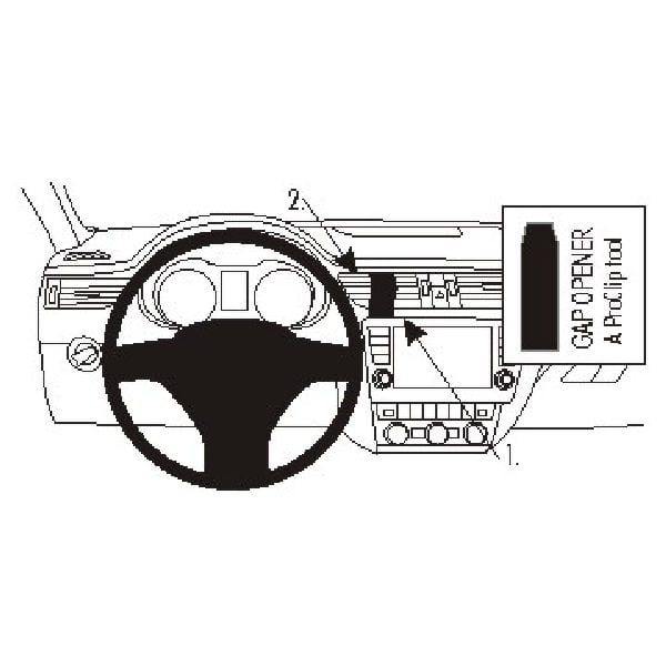 Brodit 854885 ProClip - Monteringsbygel - Skoda Octavia III