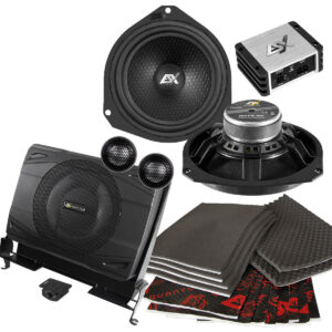 ESX QXFA Paket - Högtalare - Slutsteg - Baslåda - Fiat Ducato