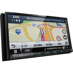 Kenwood DNX7190DABS - Dubbeldin bilstereo - Garmin Navigation - CarPlay & Android Auto