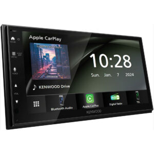 Kenwood DMX6523DABS - Dubbeldin bilstereo - Trådlös CarPlay & Android Auto