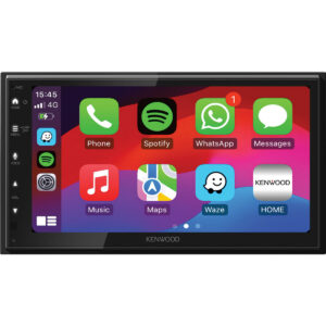 Alternative view of Kenwood DMX6523DABS - Dubbeldin bilstereo - Trådlös CarPlay & Android Auto