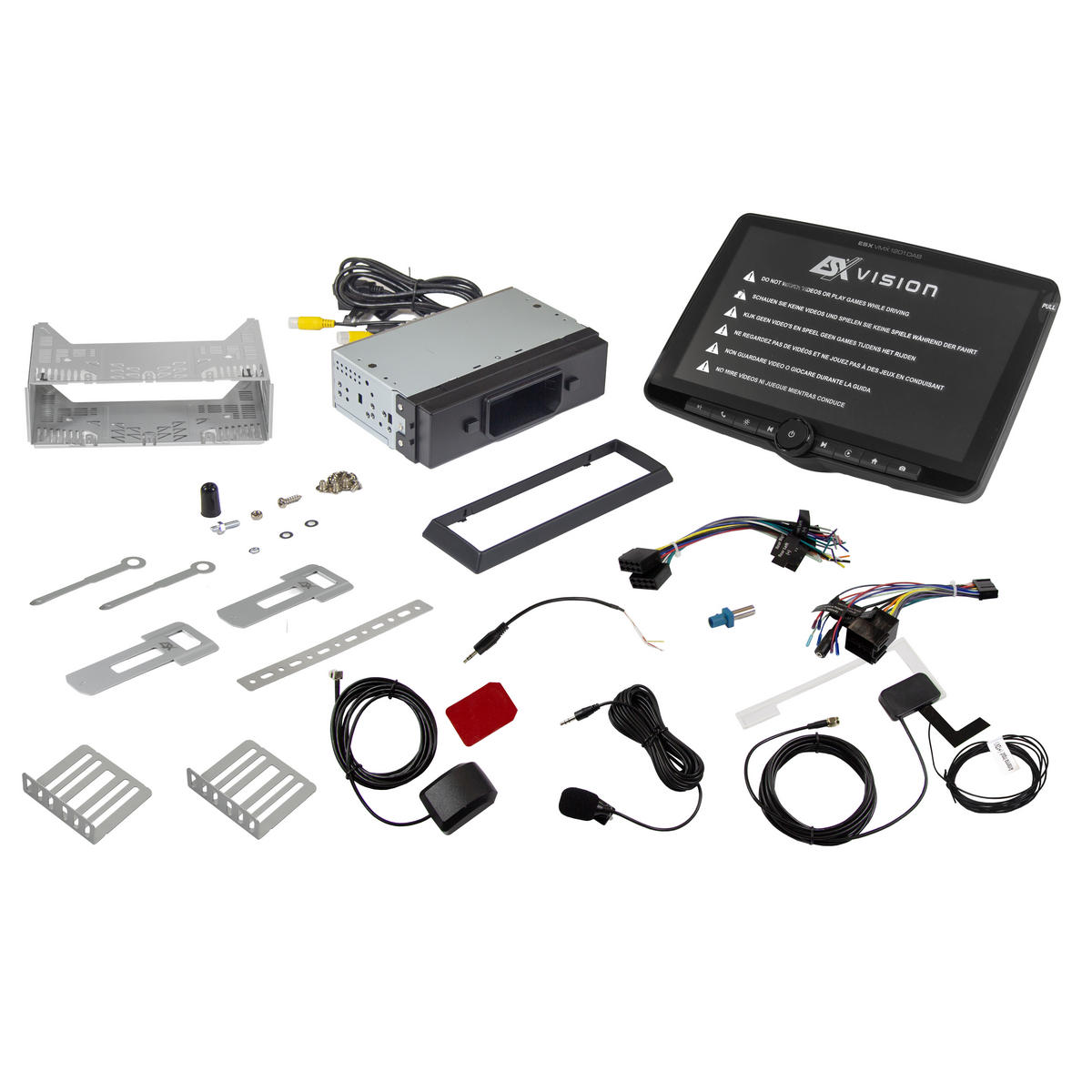 ESX VMX1201DAB - Enkeldin bilstereo - Trådlös CarPlay & Android Auto - 12 tum skärm - Bild 8