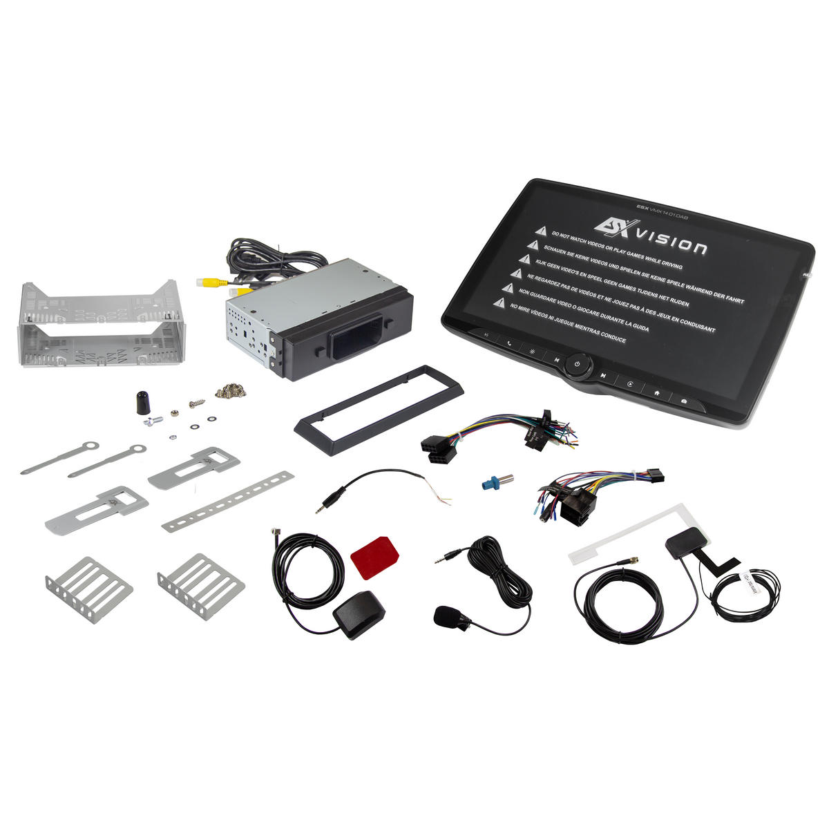 ESX VMX1401DAB - Enkeldin bilstereo - Trådlös CarPlay & Android Auto - 14 tum skärm - Bild 8