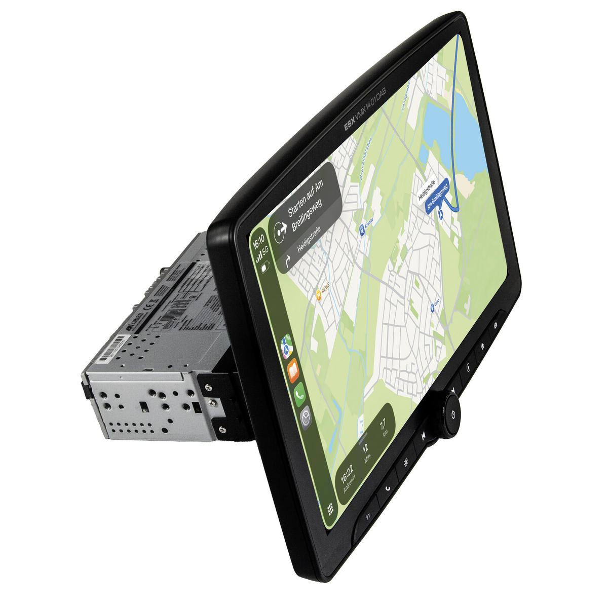 ESX VMX1401DAB - Enkeldin bilstereo - Trådlös CarPlay & Android Auto - 14 tum skärm - Bild 6