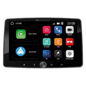 Alternative view of ESX VMX1000DAB - Enkeldin bilstereo - Trådlös CarPlay & Android Auto - 10,1 tum skärm