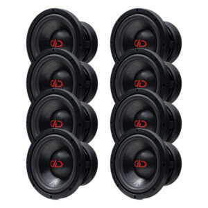 DD Audio VO-W508-S4 - SPL - Midbas - 8 tum - 8pack