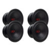 DD Audio VO-M408-S4 - SPL - Mellanregister - 8 tum - 4pack