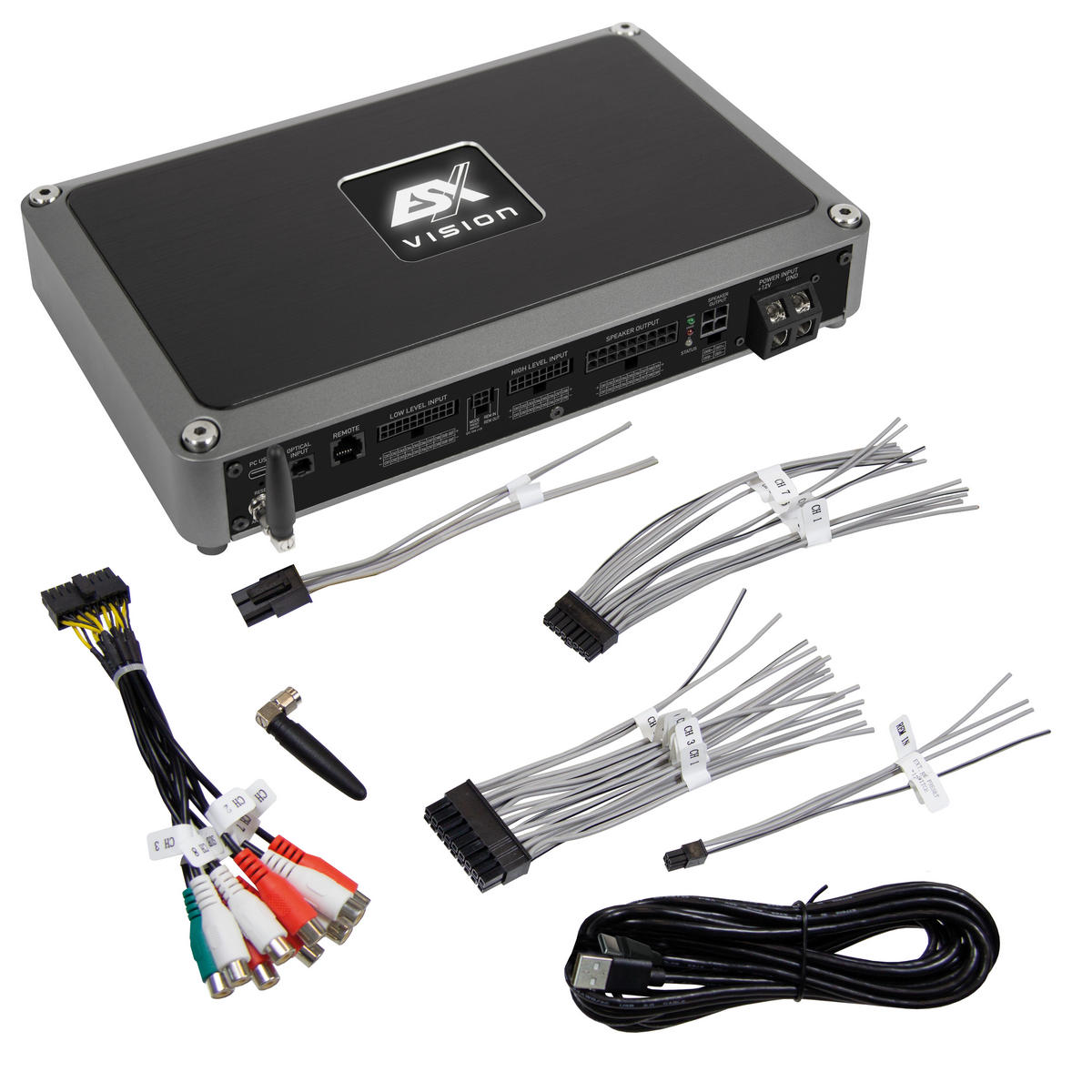 ESX VE1300.11SPv2 - DSP slutsteg - 11-kanal - 12V/24V - Bild 7
