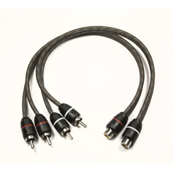 T Split Cable Rsa 4Connect 4-800159 - RCA kabel - Y-Splitt - 2-pack - Bilstereohörnan