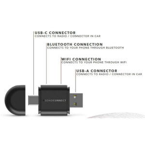 Alternative view of SonoConnect SC-MiWCA – Trådlös CarPlay & Android Auto
