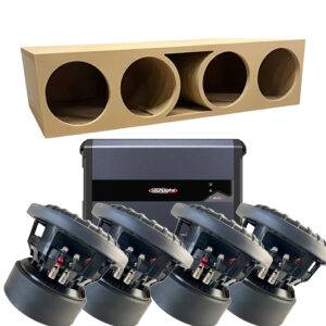 Chevrolet 1959-70 Baspaket - 4x MM Audio 8 tum basar + SD3000.1 monoblock
