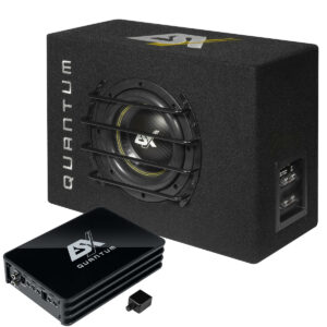 ESX QXB8 + Q-ONE - 8 tum baslåda - 700Wrms slutsteg