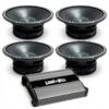 Vibe Black Death PRO 10 tum SPL-kit - 4 middar + slutsteg