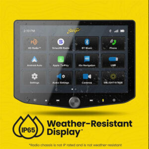 Stinger IX210E - Dubbeldin bilstereo - Trådlös CarPlay & Android Auto - Bild 3