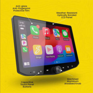Stinger IX210E - Dubbeldin bilstereo - Trådlös CarPlay & Android Auto - Bild 4