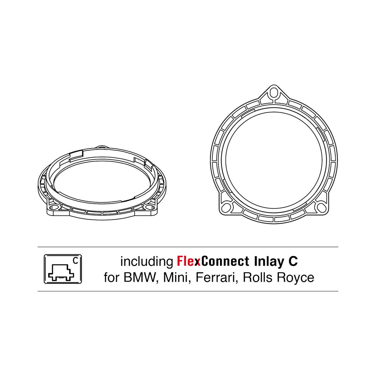 Helix CFMK100 BMW.2 - Högtalaradapter - 4 tum - Bild 2