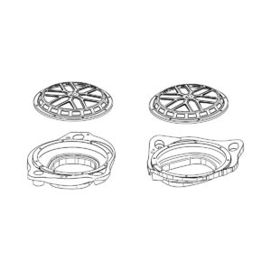 Alternative view of Helix CFMK200 MB.2S - Högtalaradapter - 8 tum