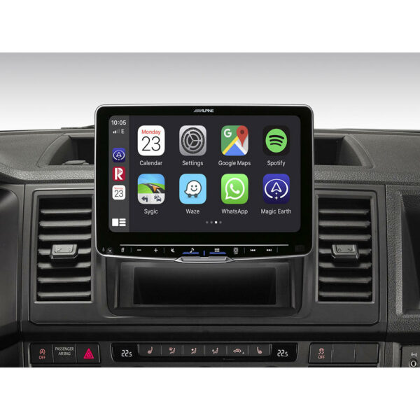 Alpine iLX-F905T6 - Stereo med 9 tum pekskärm för VW T6 - Android Auto - Apple Carplay - Bild 2