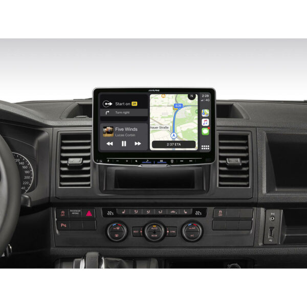 Alpine iLX-F905T6 - Stereo med 9 tum pekskärm för VW T6 - Android Auto - Apple Carplay