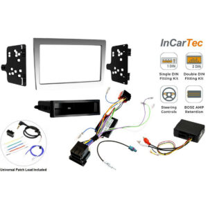 2-DIN Installationskit - Porsche 911 - Boxster - Cayman - Med Bose