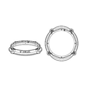 Alternative view of Helix CFMK200 POR.7  – Porsche - Högtalaradapter - 8 tum